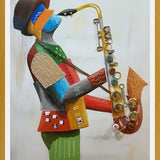 Cuadro Saxofonista
