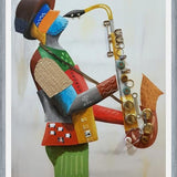 Cuadro Saxofonista