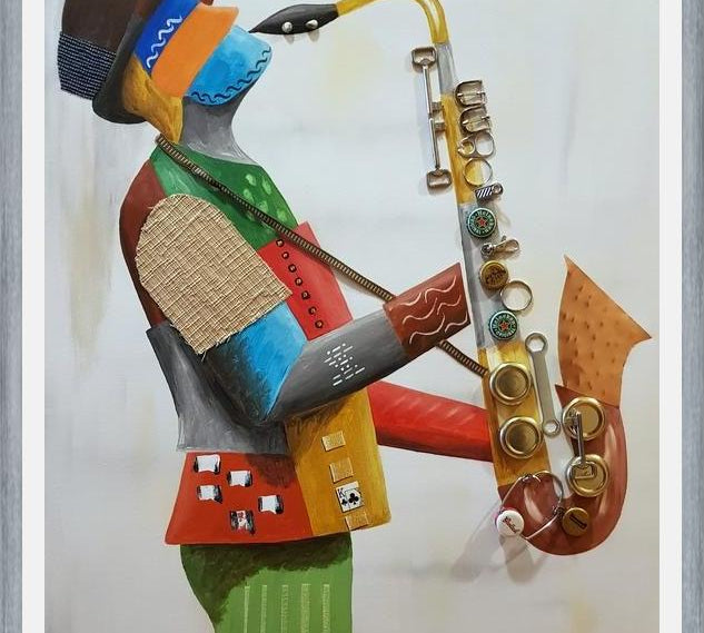 Cuadro Saxofonista