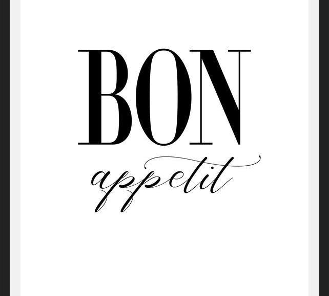 Cuadro Bon appetit