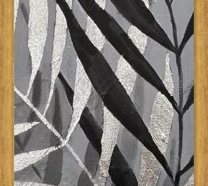 Cuadro Silver palm leaf