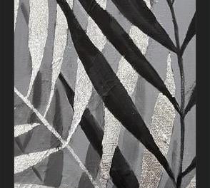Cuadro Silver palm leaf