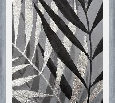 Cuadro Silver palm leaf