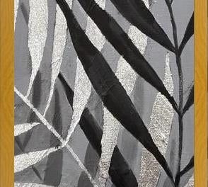 Cuadro Silver palm leaf