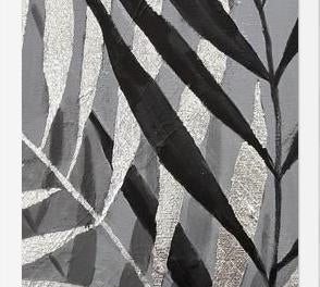 Cuadro Silver palm leaf