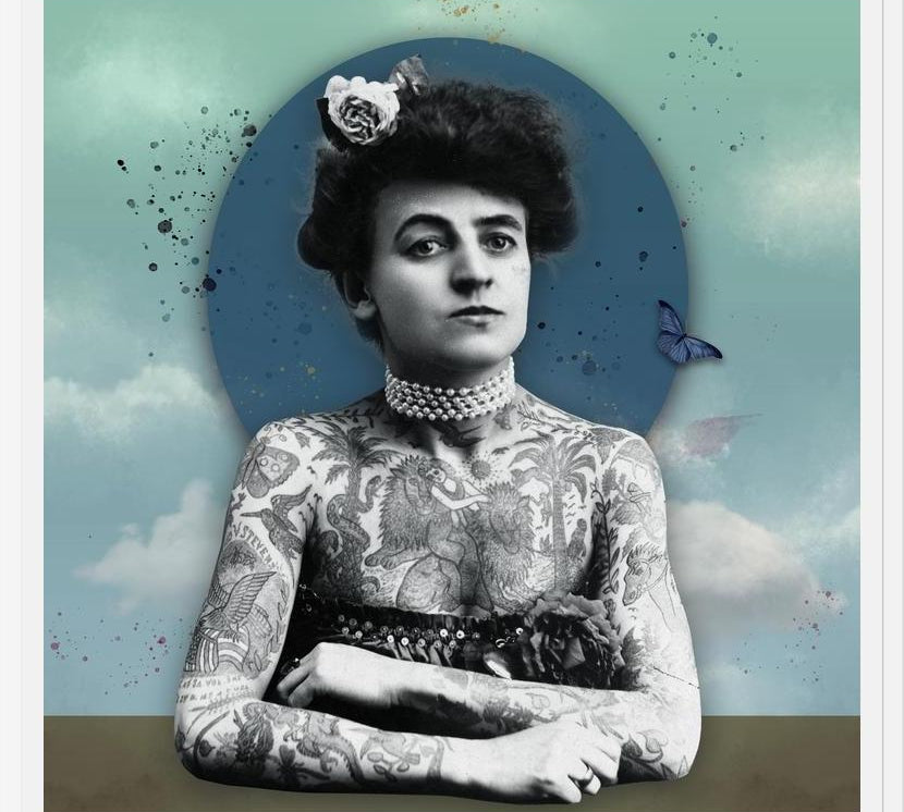 Cuadro woman tatoo