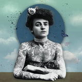 Canvas woman tatoo