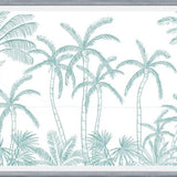 Cuadro Palmeras aqua