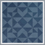Cuadro Geométrico Elegante Azul