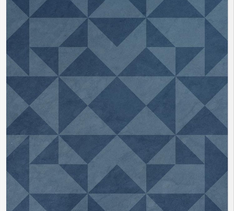 Cuadro Geométrico Elegante Azul