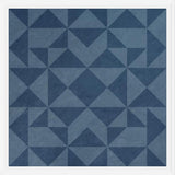 Cuadro Geométrico Elegante Azul