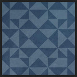 Cuadro Geométrico Elegante Azul