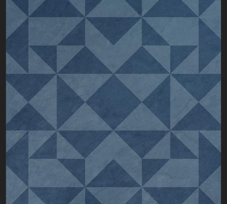 Cuadro Geométrico Elegante Azul