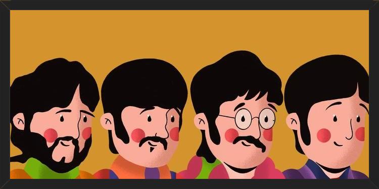 Cuadro Fab Four