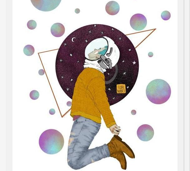 Cuadro Astronauta