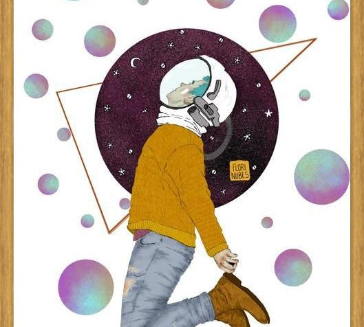 Cuadro Astronauta