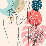 Canvas Beach Girl 04