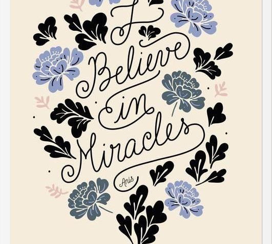 Cuadro I Believe in Miracles