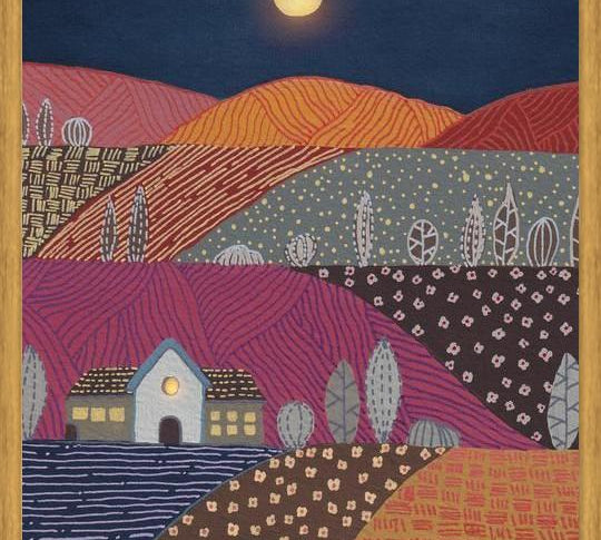 Cuadro Midnight landscape II
