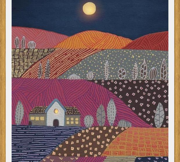 Cuadro Midnight landscape II