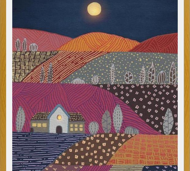 Cuadro Midnight landscape II