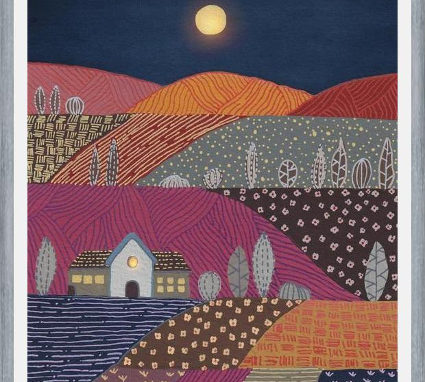 Cuadro Midnight landscape II