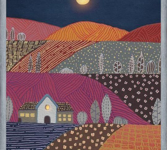 Cuadro Midnight landscape II