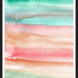 Cuadro Watercolor Gradient Red Green