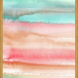 Cuadro Watercolor Gradient Red Green