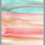 Cuadro Watercolor Gradient Red Green