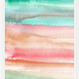 Cuadro Watercolor Gradient Red Green