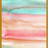 Cuadro Watercolor Gradient Red Green