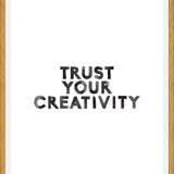 Cuadro Trust your creativity