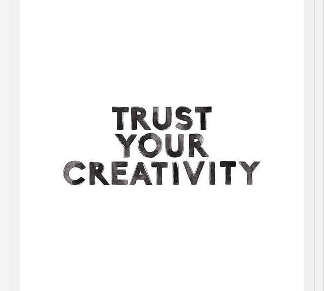 Cuadro Trust your creativity