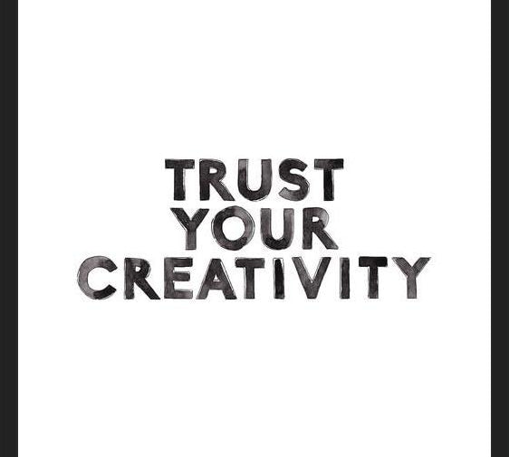 Cuadro Trust your creativity