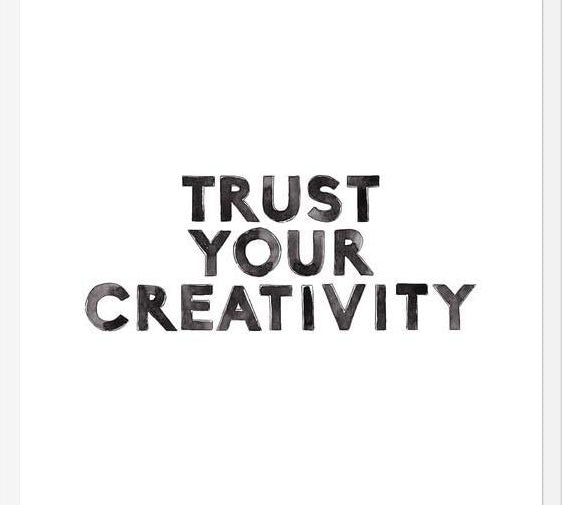 Cuadro Trust your creativity