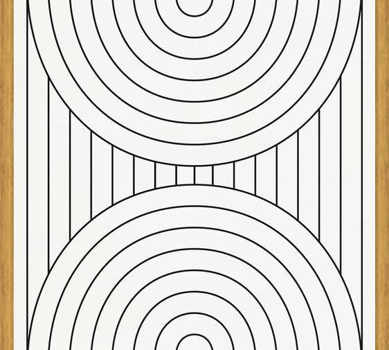 Cuadro Lines And Shapes - b03