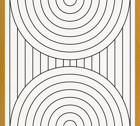 Cuadro Lines And Shapes - b03