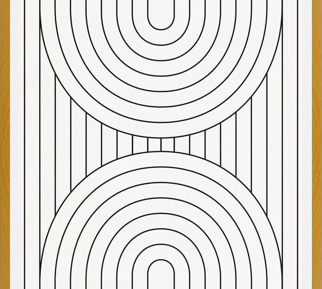 Cuadro Lines And Shapes - b03