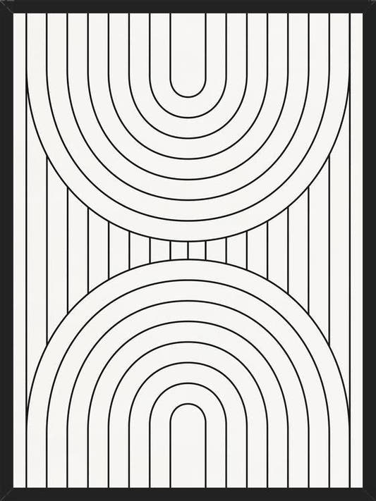 Cuadro Lines And Shapes - b03