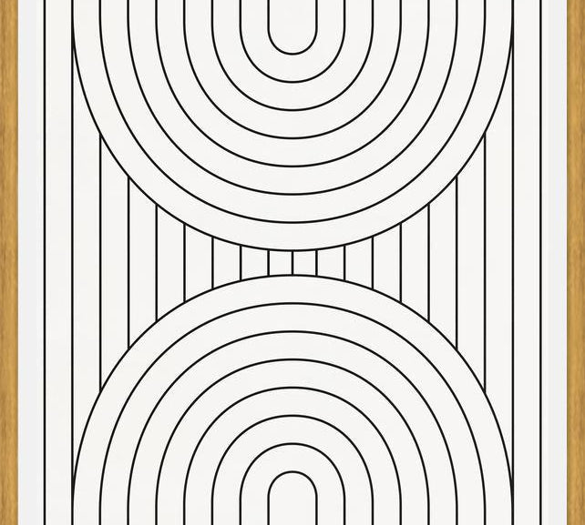 Cuadro Lines And Shapes - b03