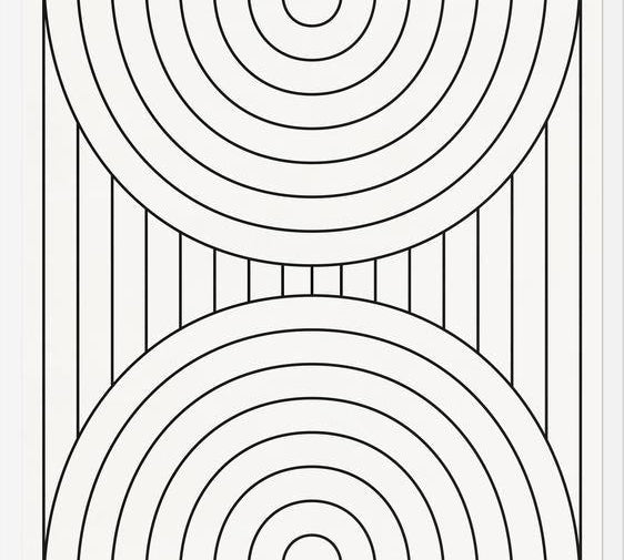 Cuadro Lines And Shapes - b03