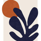 Canvas Abstract Leaf