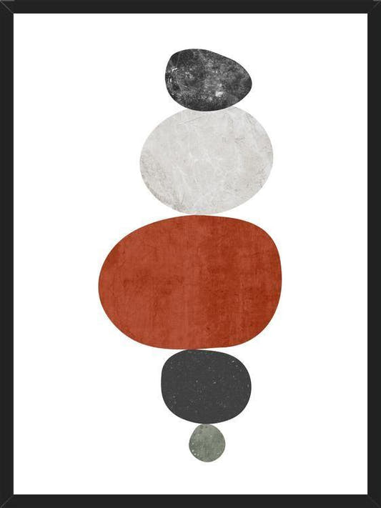 Cuadro Pebbles in balance 4