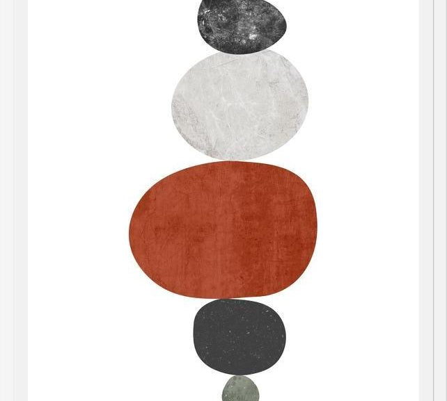 Cuadro Pebbles in balance 4