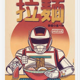 Cuadro Juspion Eating Ramen