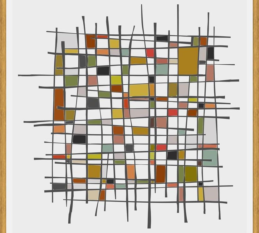 Cuadro Abstract Composition 1104