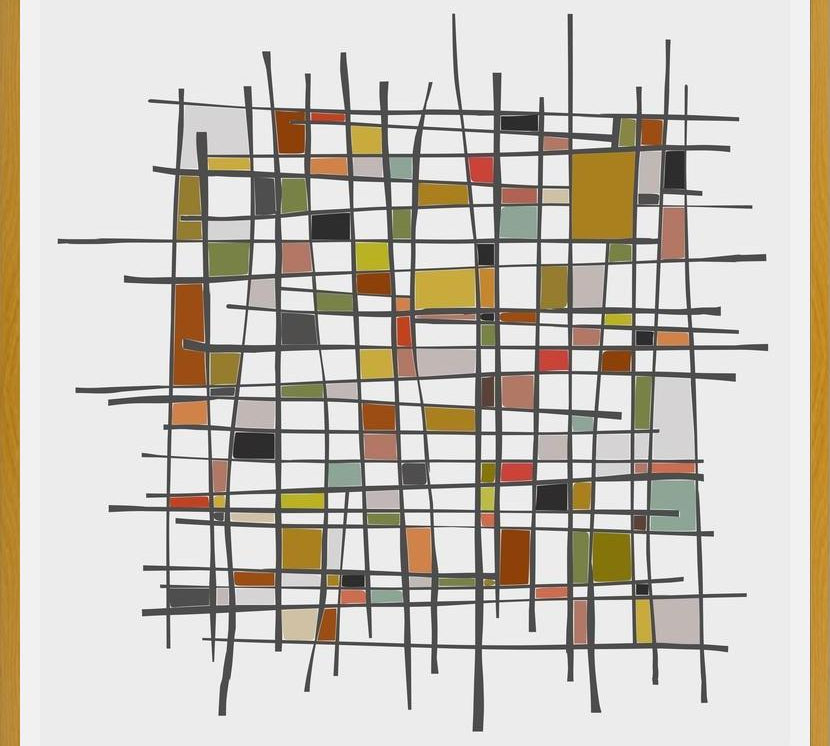 Cuadro Abstract Composition 1104