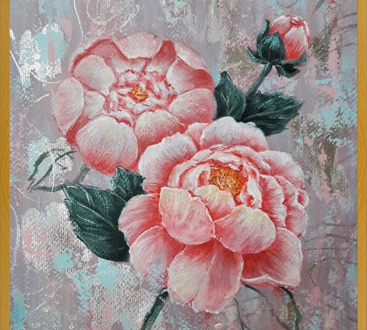 Cuadro Vintage Peony