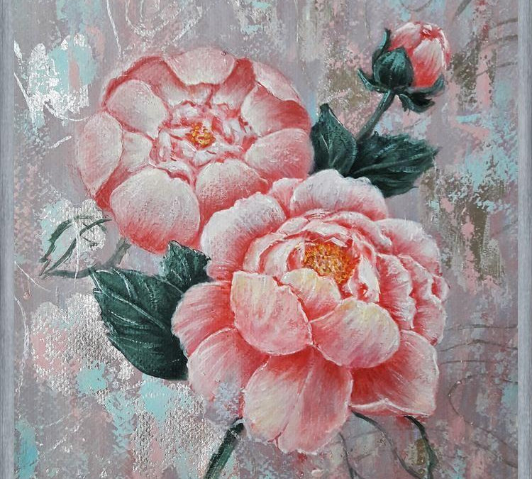 Cuadro Vintage Peony